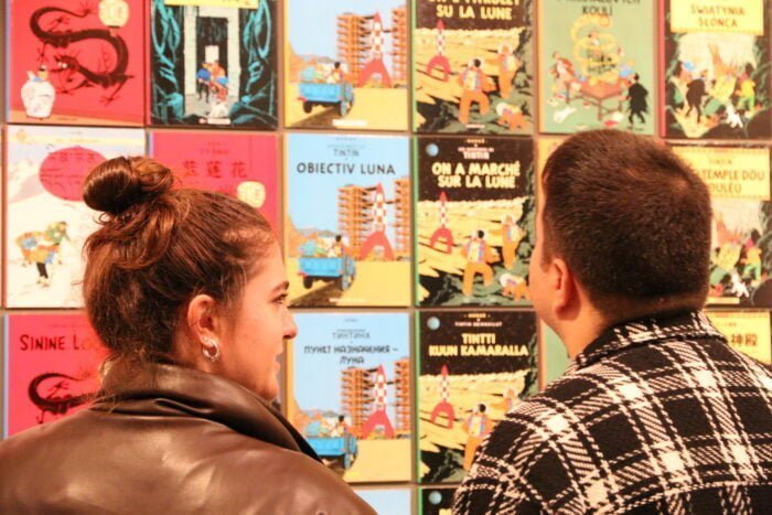Escuela SUR en 'Hergé.The exhibition' en el CBA 1
